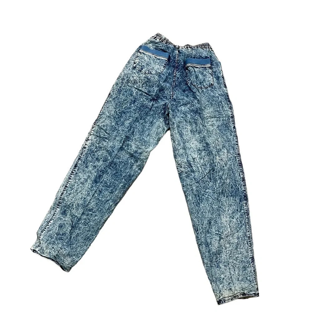 LA BlowOut StreetWear High Rise Reversible Acid Wash Pants S Y2K - Picture 4 of 13